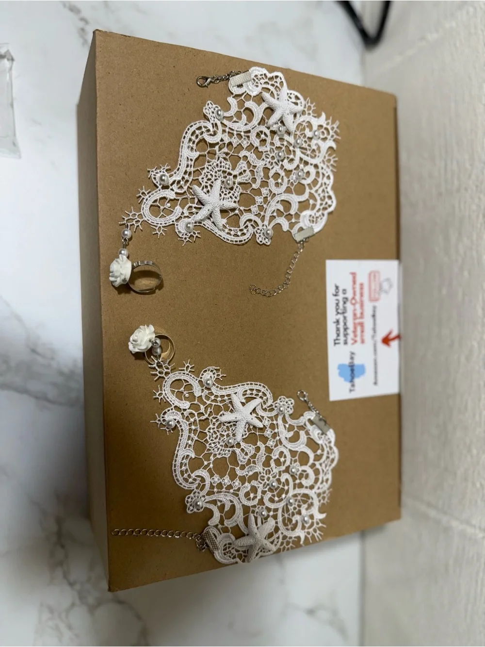 Delicate White Lace Bridal Fingerless Gloves with Floral Accents